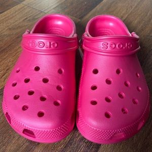 Fuchsia Adult Crocs